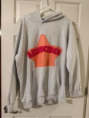 AELFRIC EDEN VINTAGE EMBROIDERY EDEN STAR V303 HOODIE - size XL